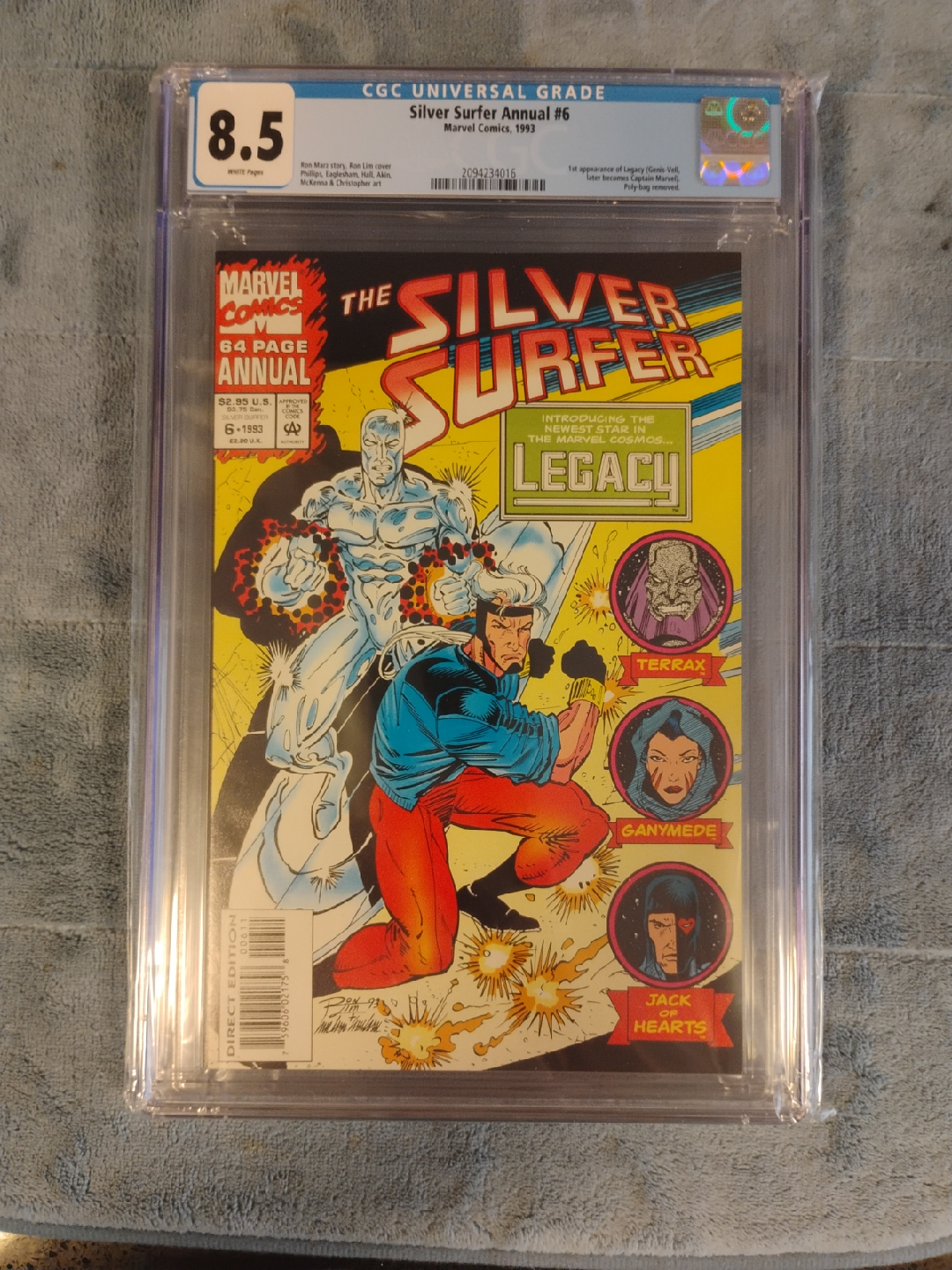 CGC Universal Grade Silver Surfer Annual #6, Marvel Comics, 1993