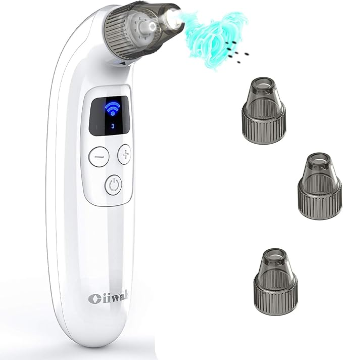 Oiiwak 5MP Visible Blackhead Vacuum, Blackhead Remover