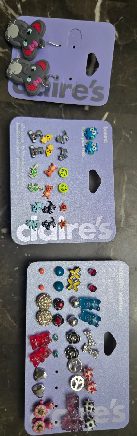 Claire's Earring Set - 20 Pairs thumbnail