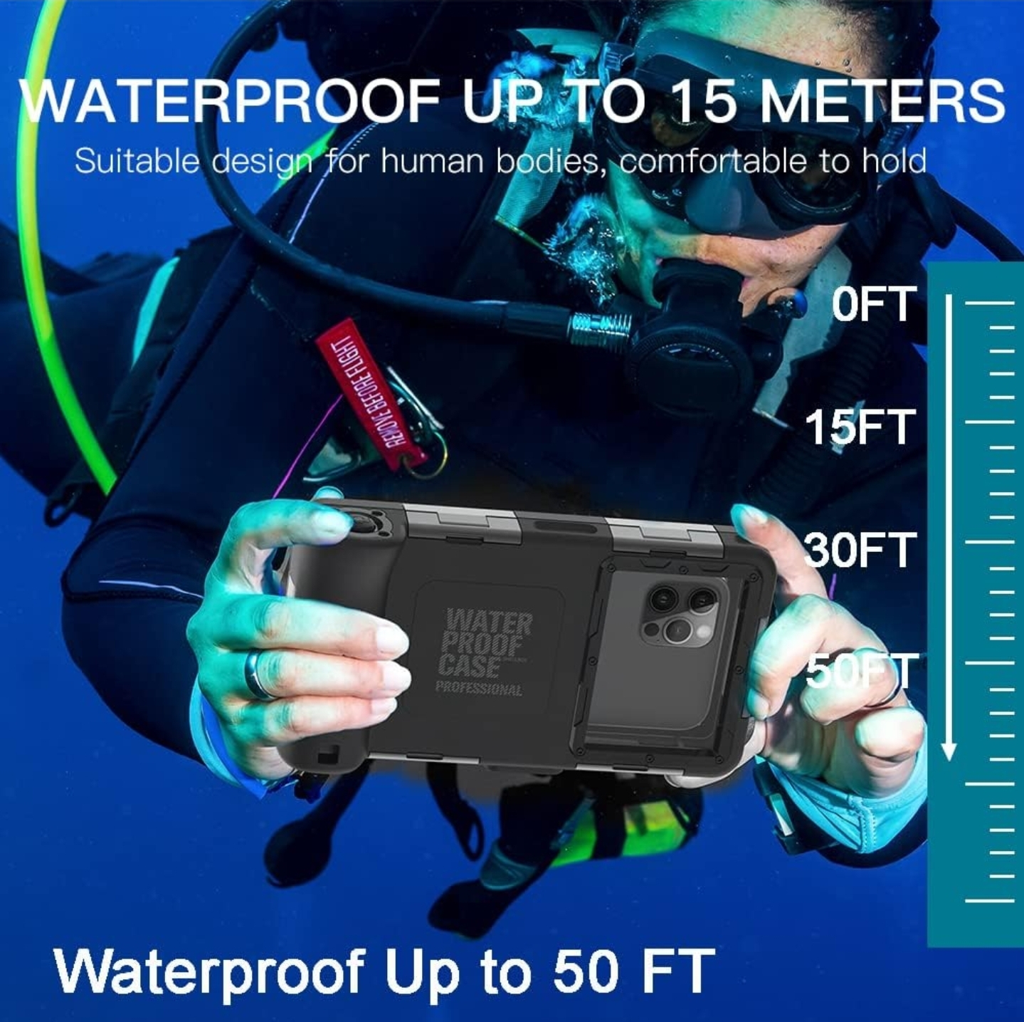 Waterproof Underwater Diving Phone Case - photo 2