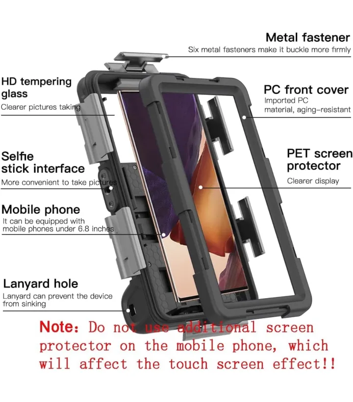 Waterproof Underwater Diving Phone Case image indicator(5)