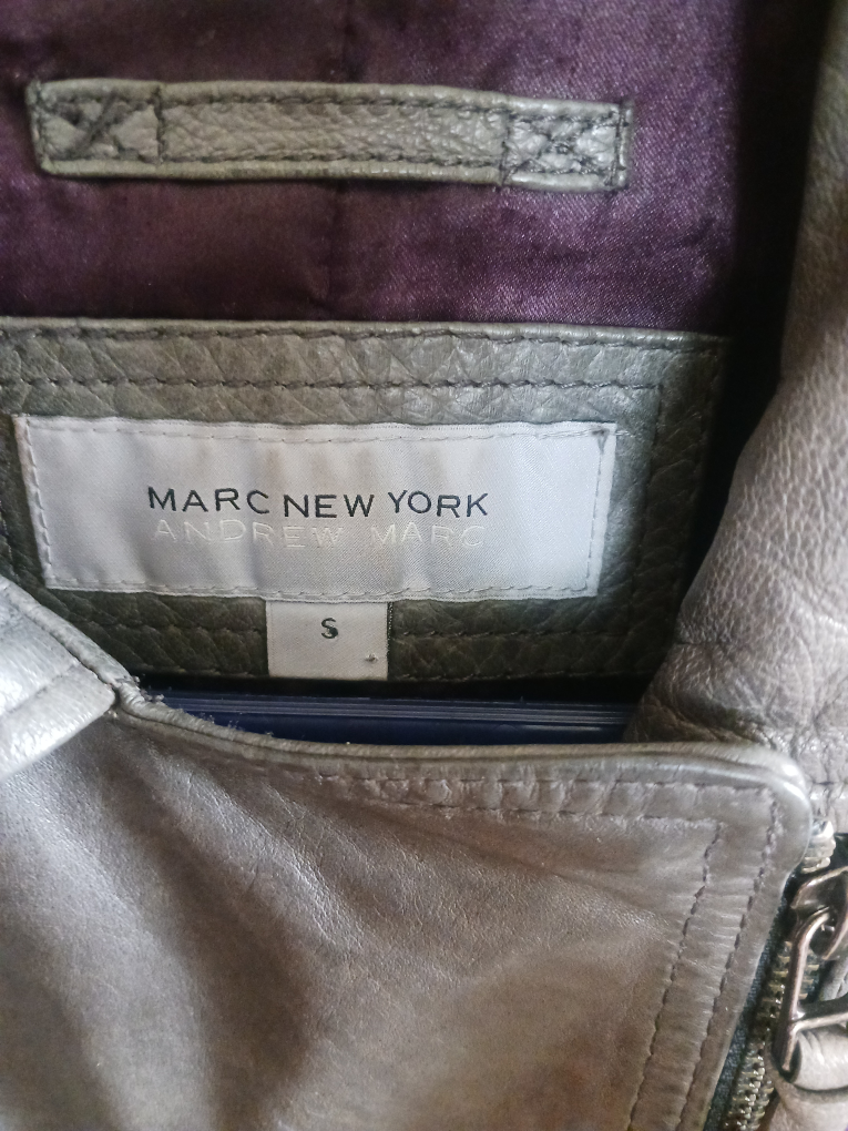 Marc New York Leather Jacket, Size S - photo 4