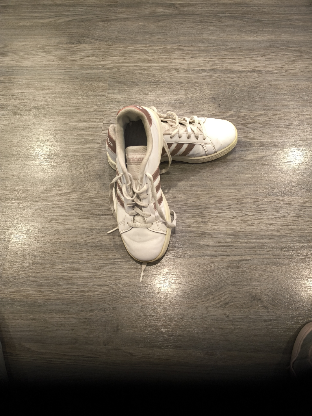 Adidas Grand Court White/Rose Gold Sneakers