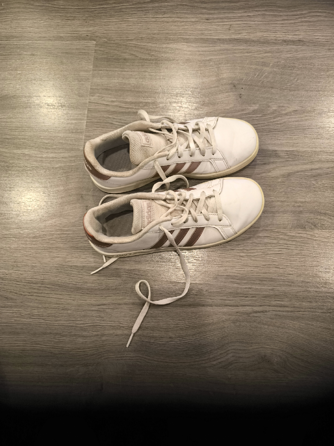 Adidas Grand Court White/Rose Gold Sneakers - photo 2