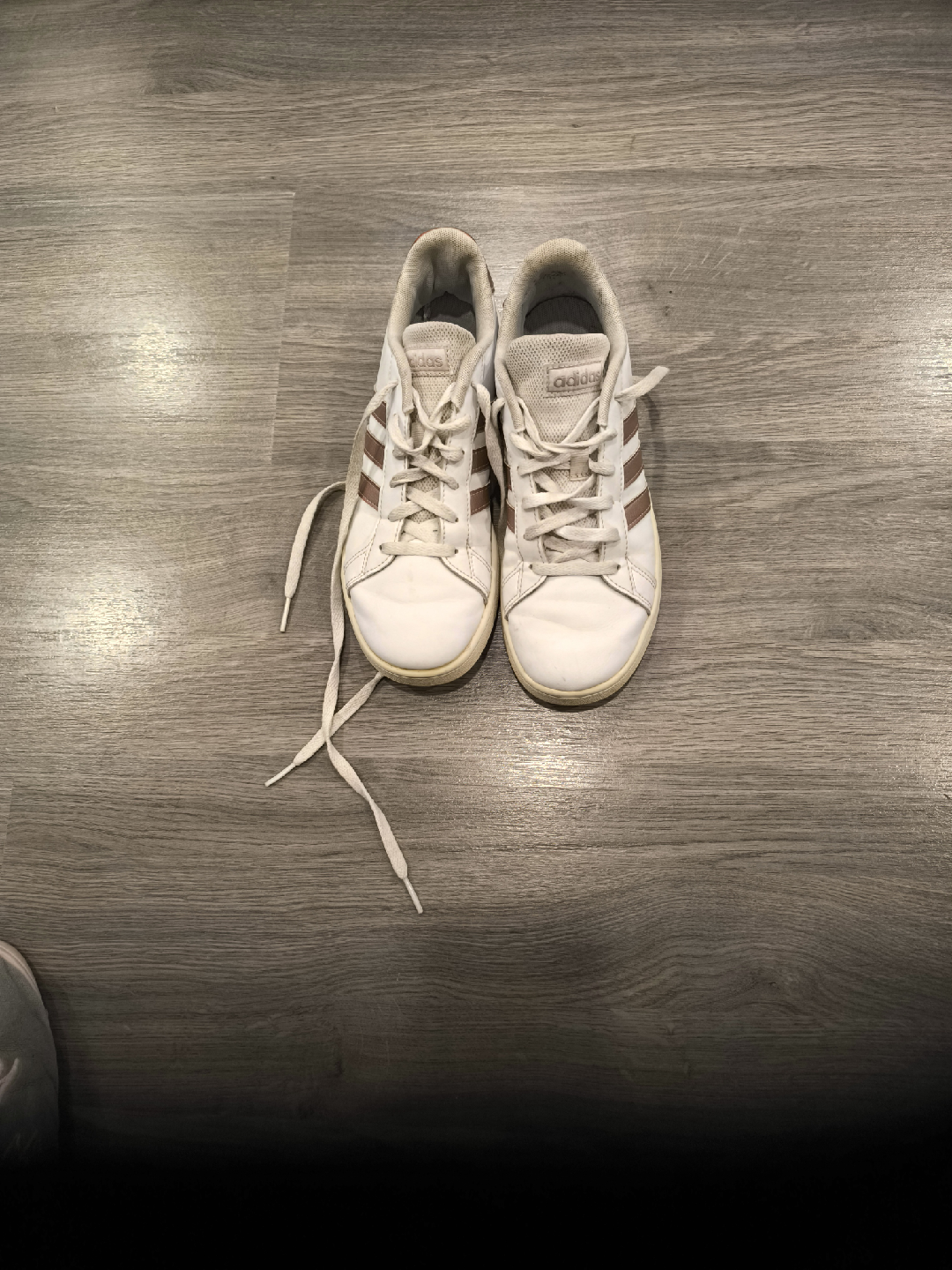 Adidas Grand Court White/Rose Gold Sneakers - photo 3