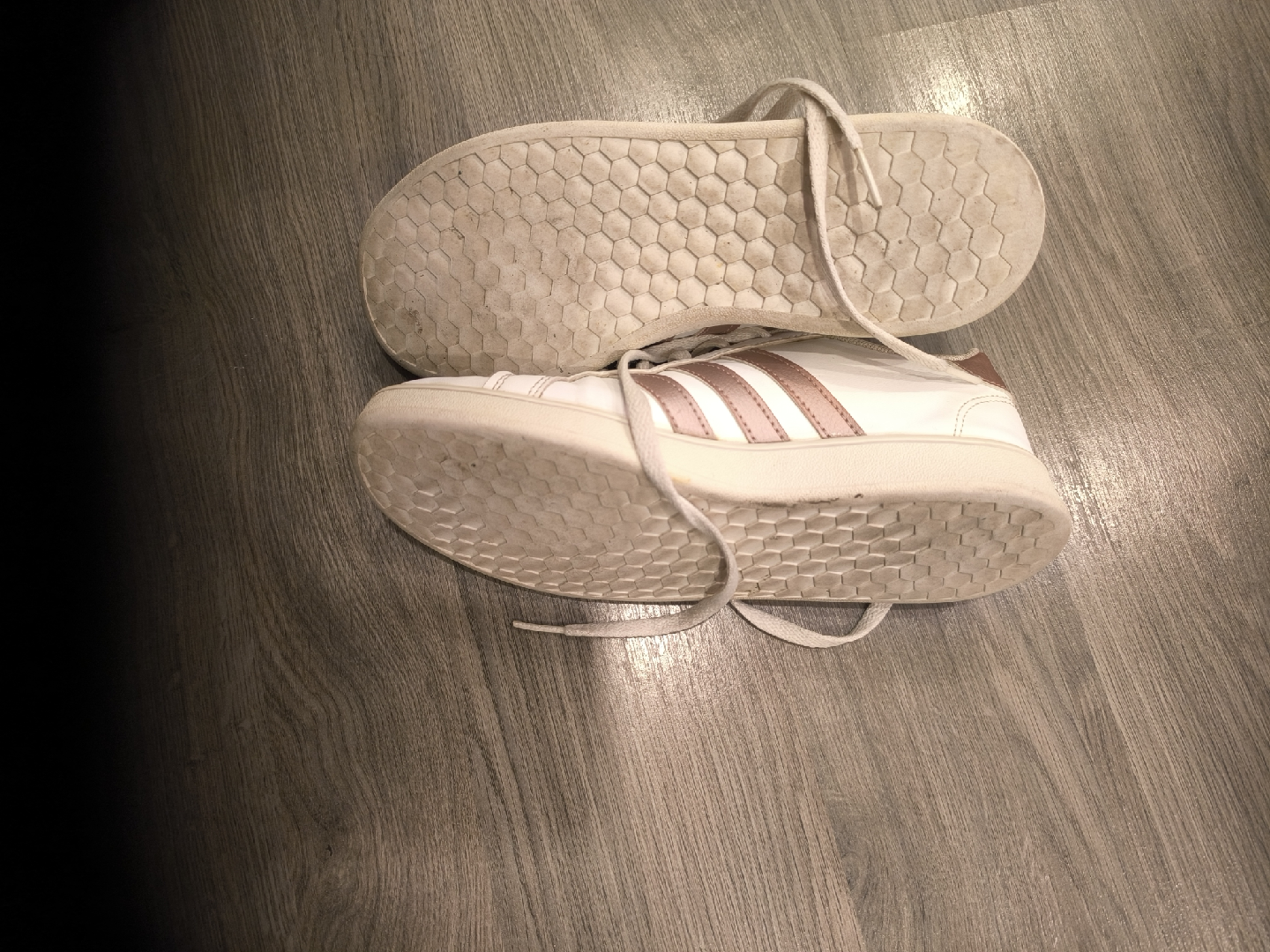 Adidas Grand Court White/Rose Gold Sneakers - photo 4