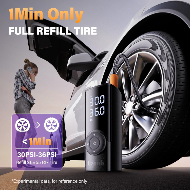 Uzonb TM-A Tire Inflator Portable Air Compressor - photo 4