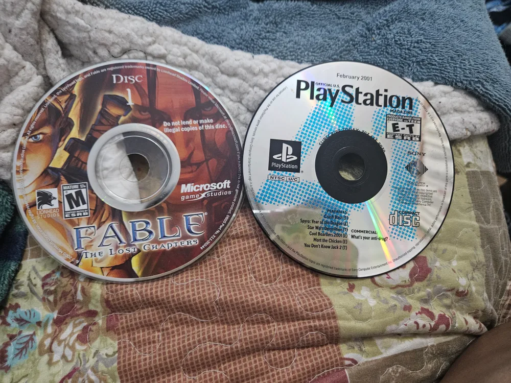 PlayStation 1 & 2 Game Discs: Fable, Final Fantasy, etc. image indicator(3)