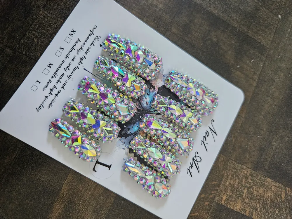 Gorgeous press on nails size L