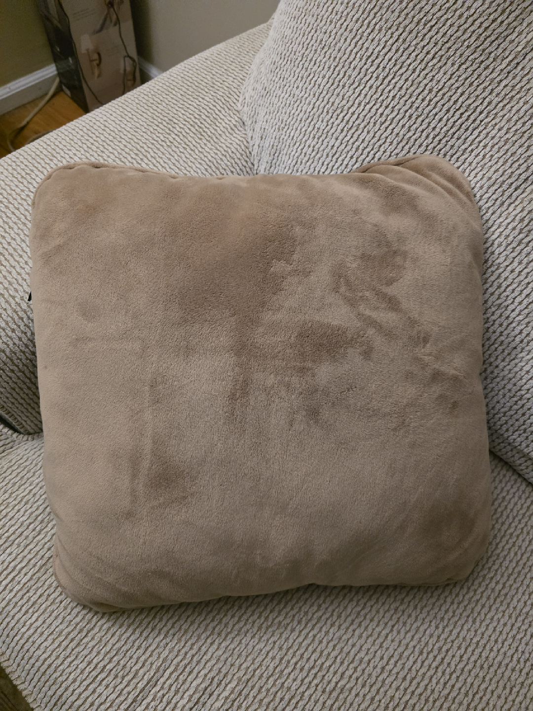 Throw Pillow Set - Beige & Black