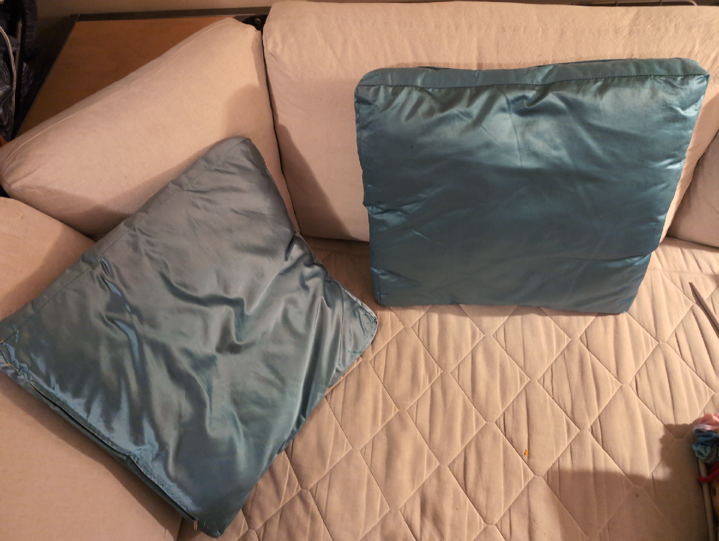 Teal Decorative Pillows - Set of Two - photo 2