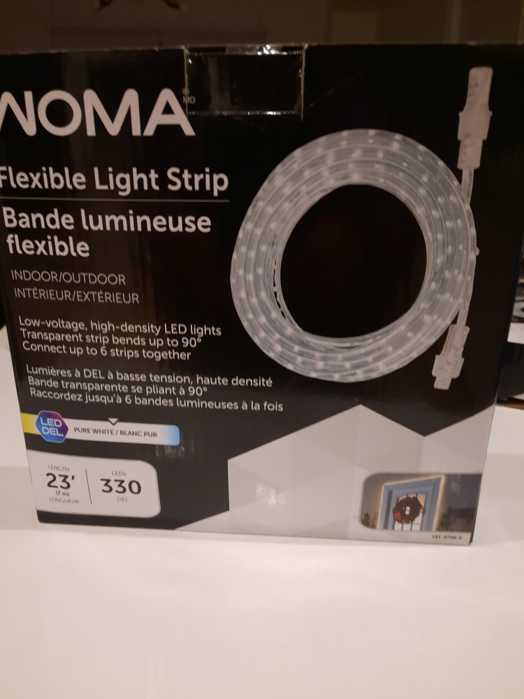 NOMA Flexible Light Strip 23ft - New in Box