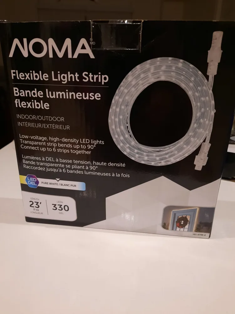 NOMA Flexible Light Strip 23ft - New in Box image indicator(2)
