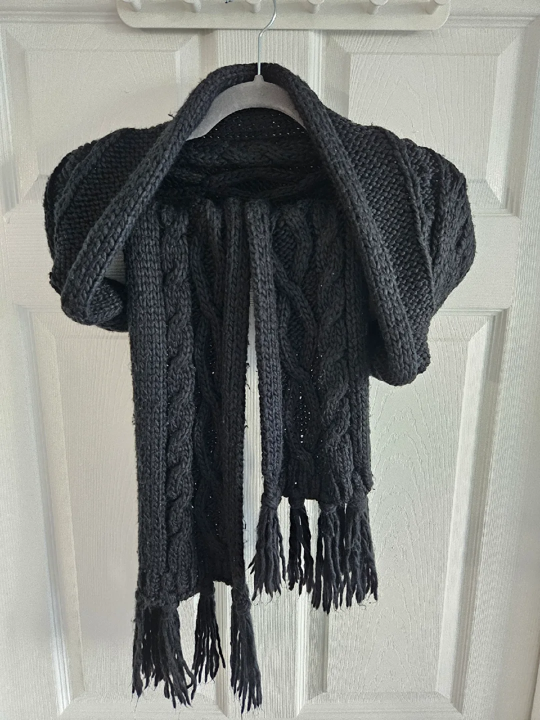 Black Knit Scarf - Free 🥕 thumbnail