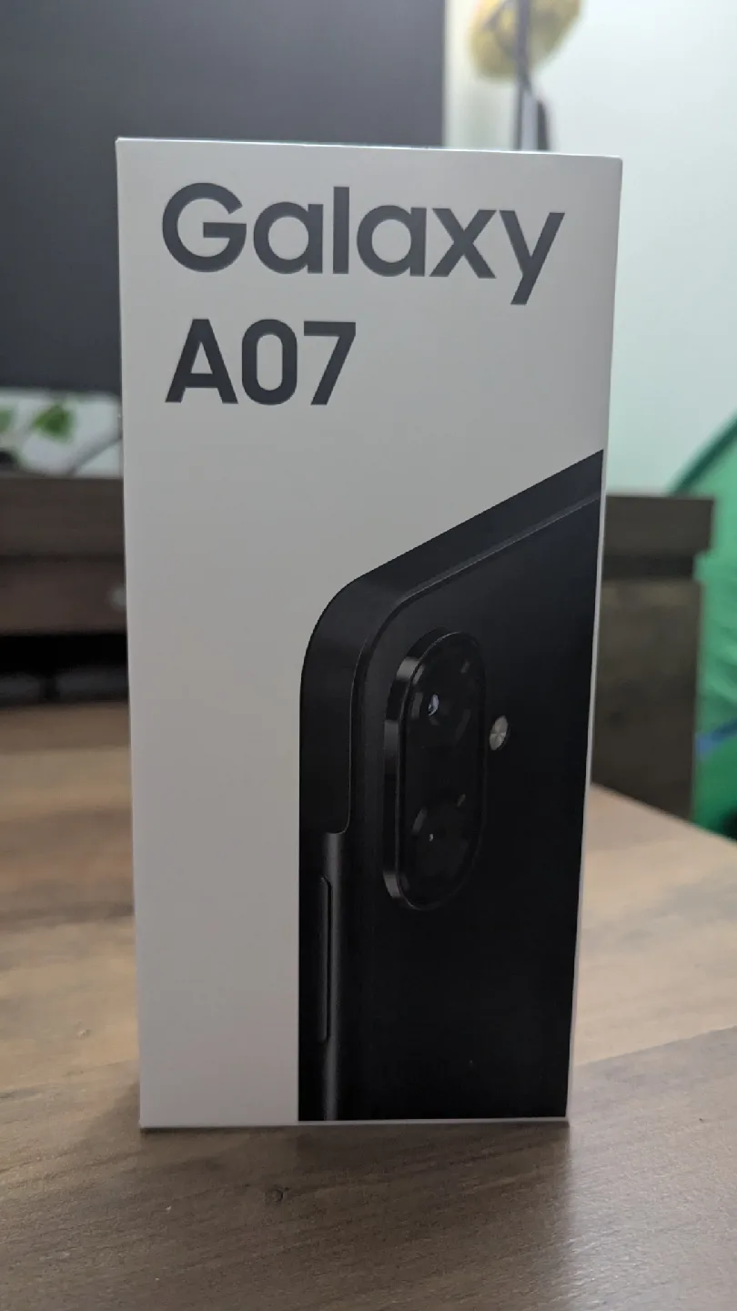 New Samsung Galaxy A07 - Black, 64GB thumbnail