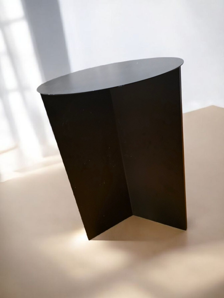 🥕  Vitval Nightstand Black metal , side table 🥕
