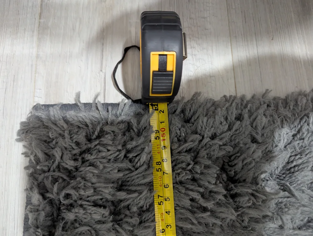 Grey Shag Rug (7 ft x 5 ft) image indicator(4)