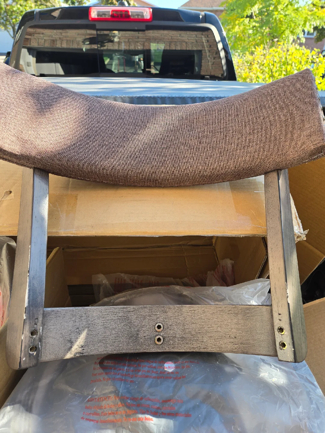 New Counter Height Chairs - 360° Swivel Seat – Grey – Set of 2 image indicator(2)