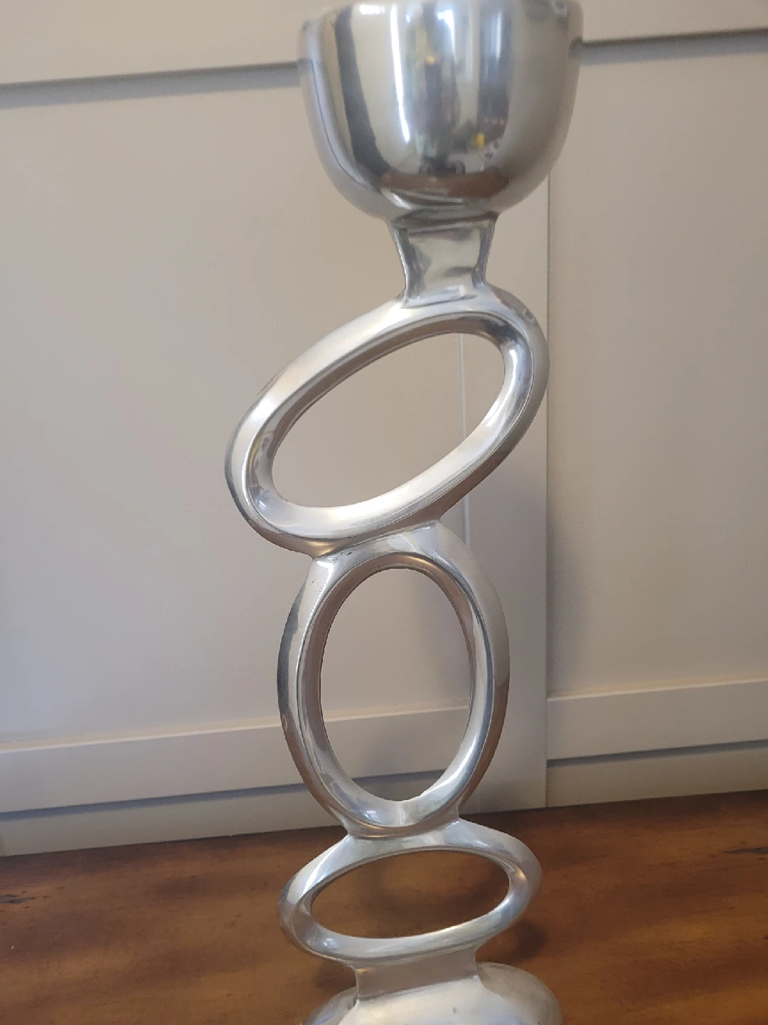 Silver Metal Decorative Stand