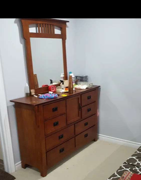 Bedroom Set - Bed Frame & Dresser image indicator(2)