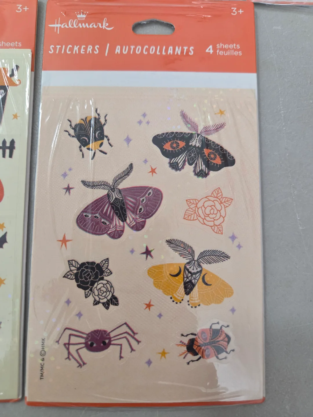 Hallmark Halloween Themed Sticker Lot image indicator(6)