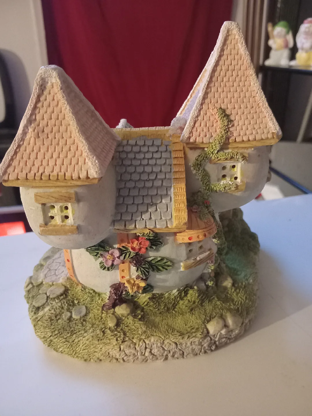 Collectible Ceramic Cottage Figurine Easter image indicator(2)