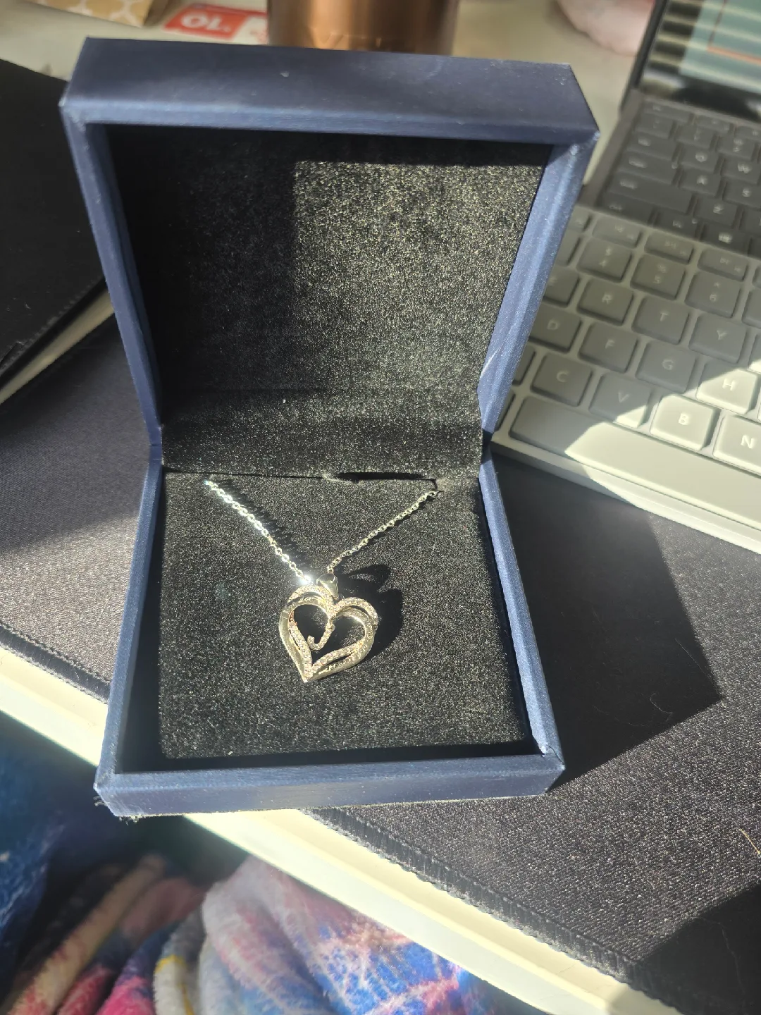 Lomantise Heart Necklace with Box