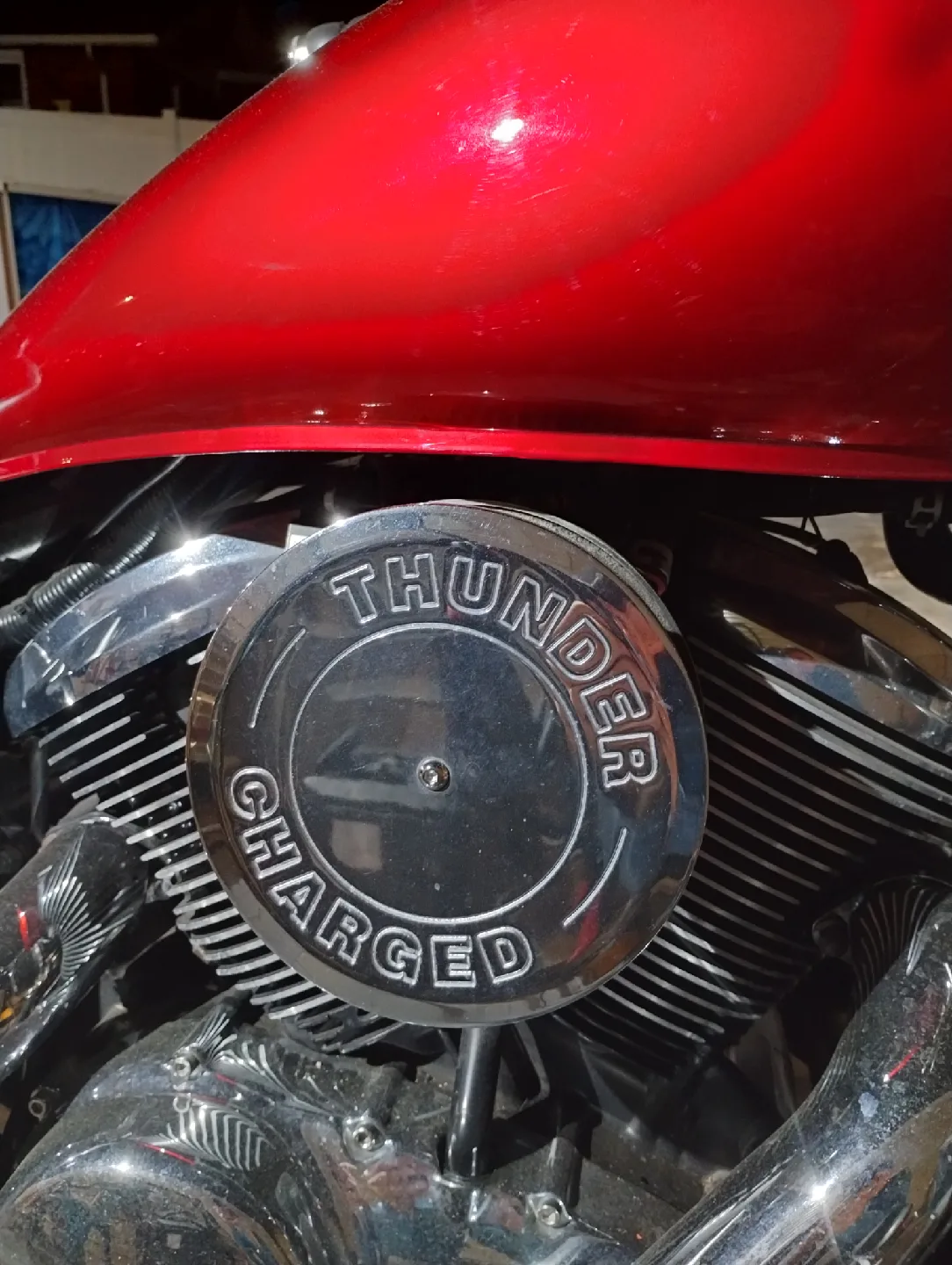 Red Motorcycle with Saddlebags image indicator(5)