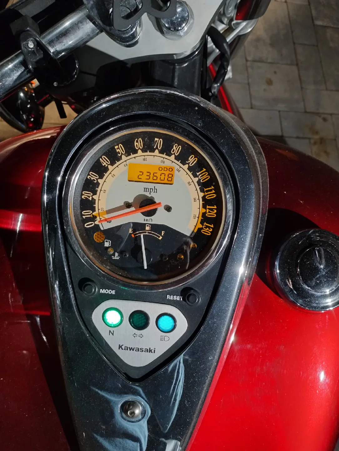 Red Motorcycle with Saddlebags image indicator(8)