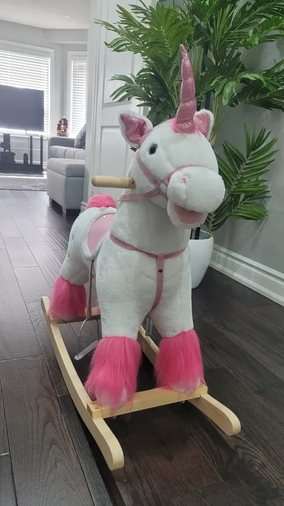 Unicorn riding horse & Unicorn stick ride image indicator(2)