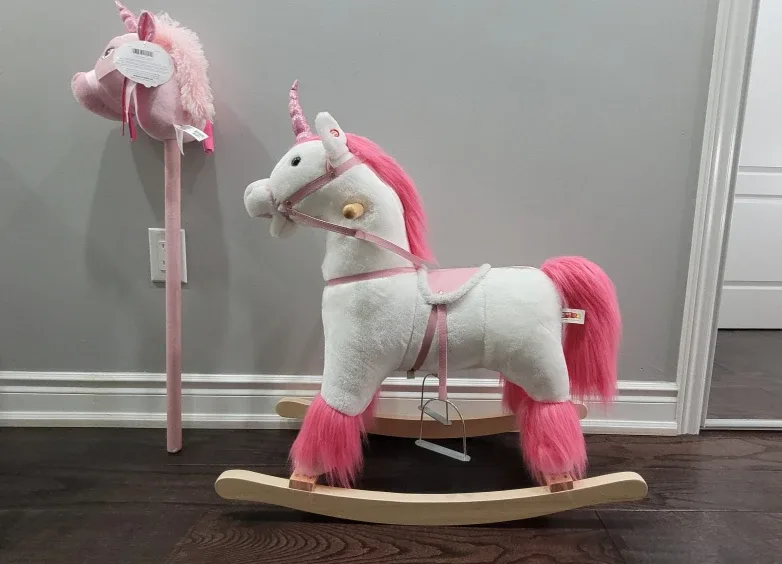 Unicorn riding horse & Unicorn stick ride image indicator(3)