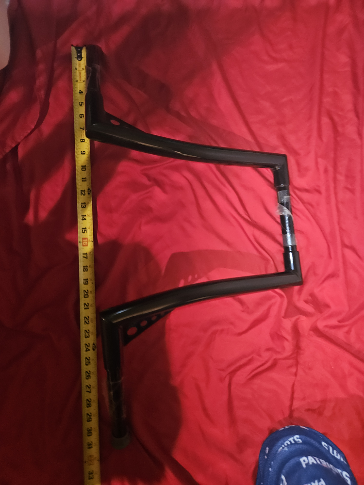 TIGERSGATE 14" Sportster Dyna Ape Hangers - Black - photo 2