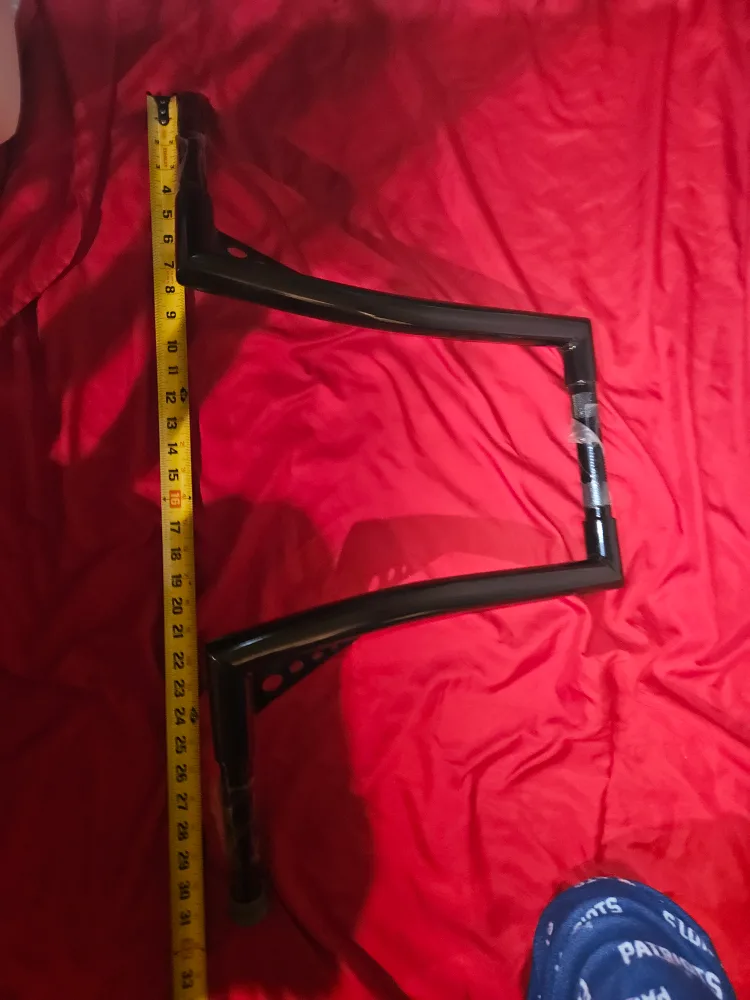 TIGERSGATE 14" Sportster Dyna Ape Hangers - Black image indicator(2)