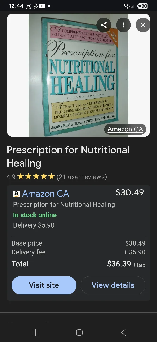 Book: Prescription for Nutritional Healing, Second Edition image indicator(7)