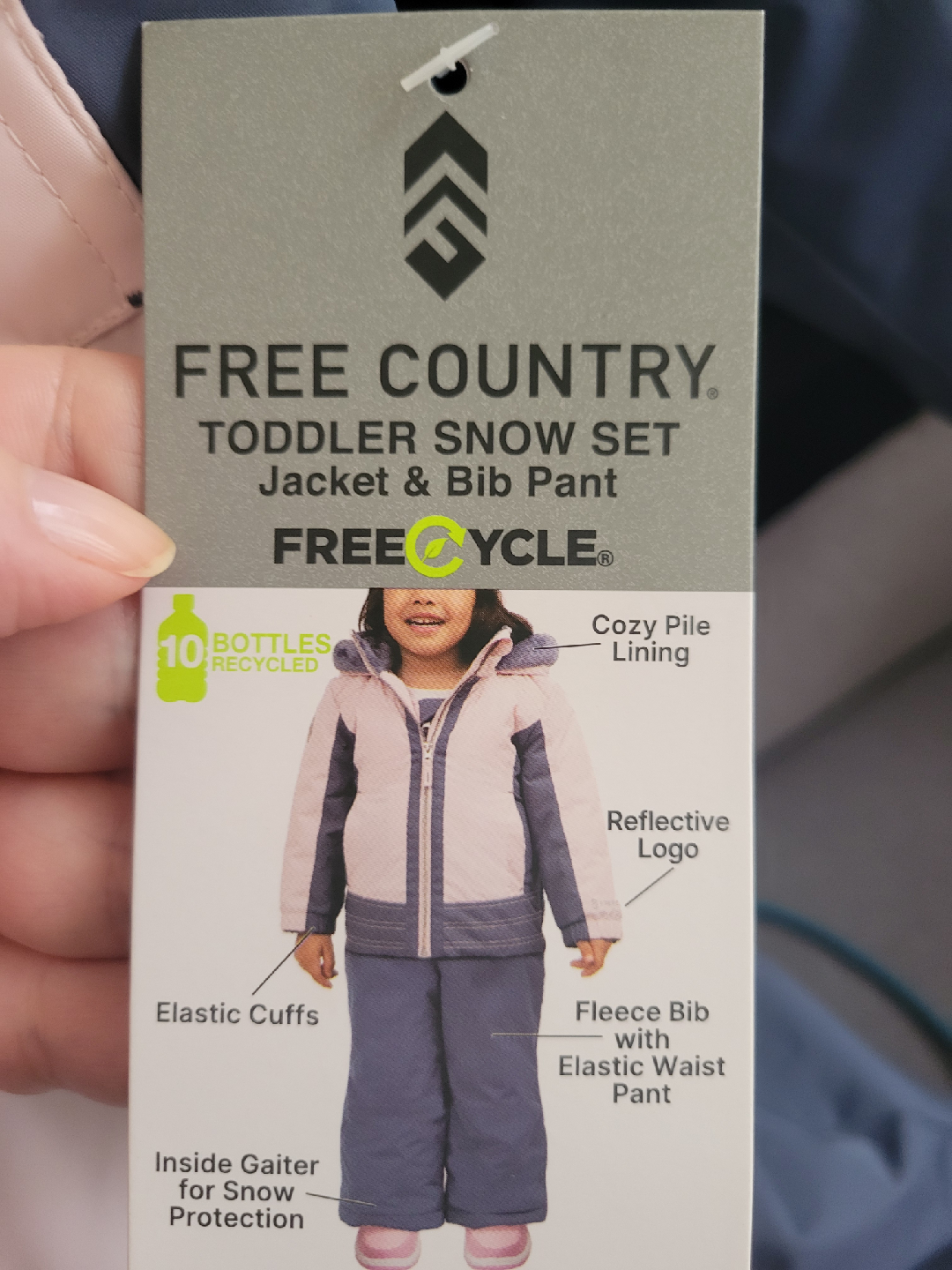 Free Country Toddler Snow Set - Size 3T