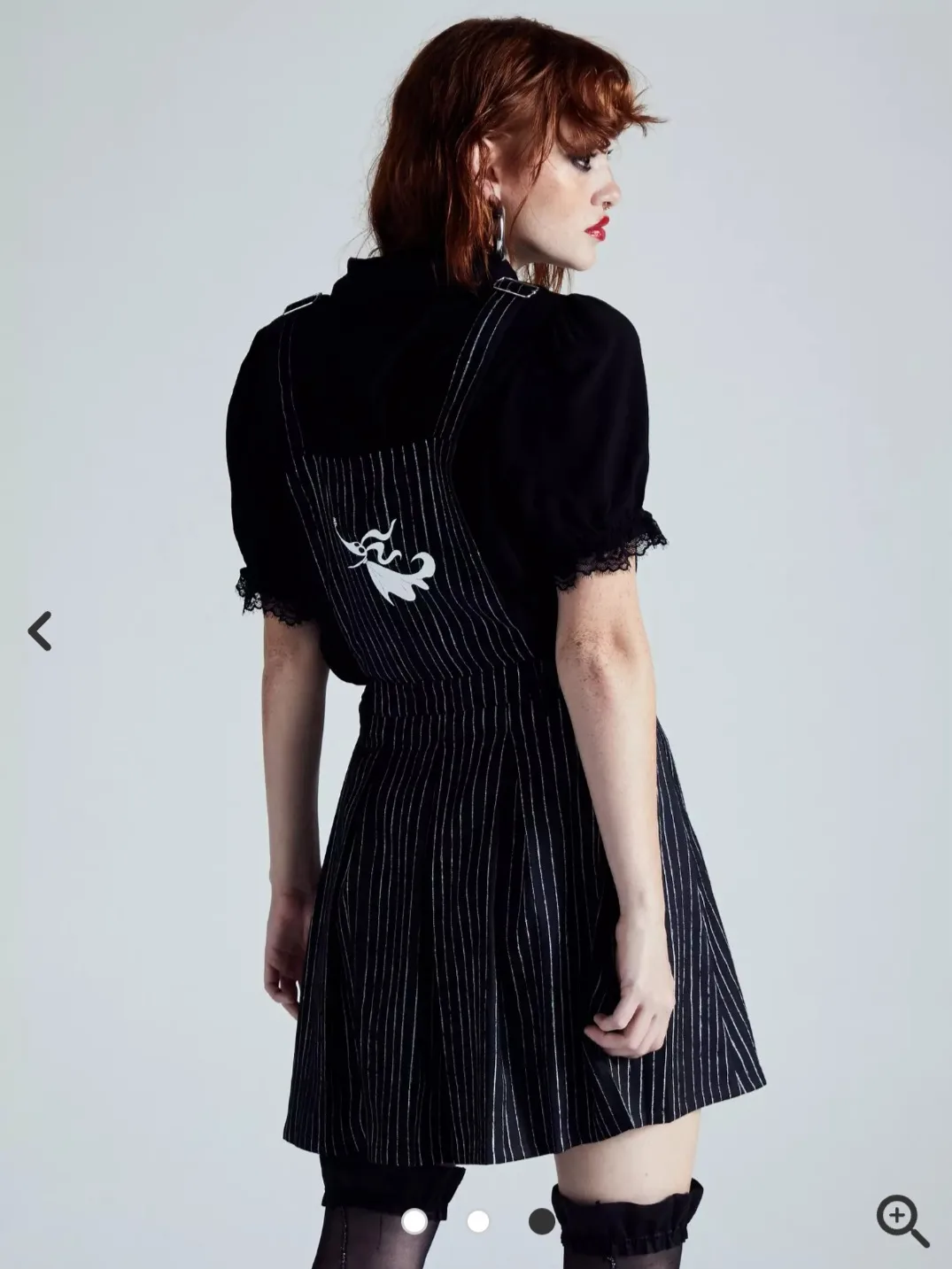 Hot Topic Nightmare Before Christmas Pinstripe Dress image indicator(3)