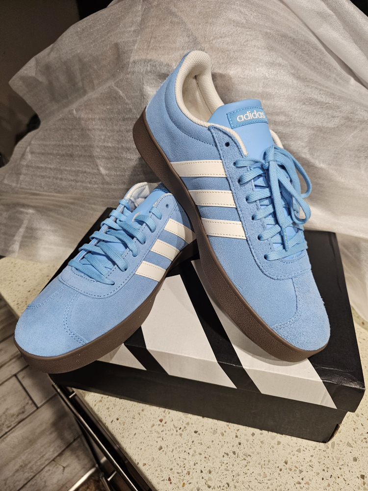 Adidas VL Court 2.0 Light Blue - Size 11 - photo 2