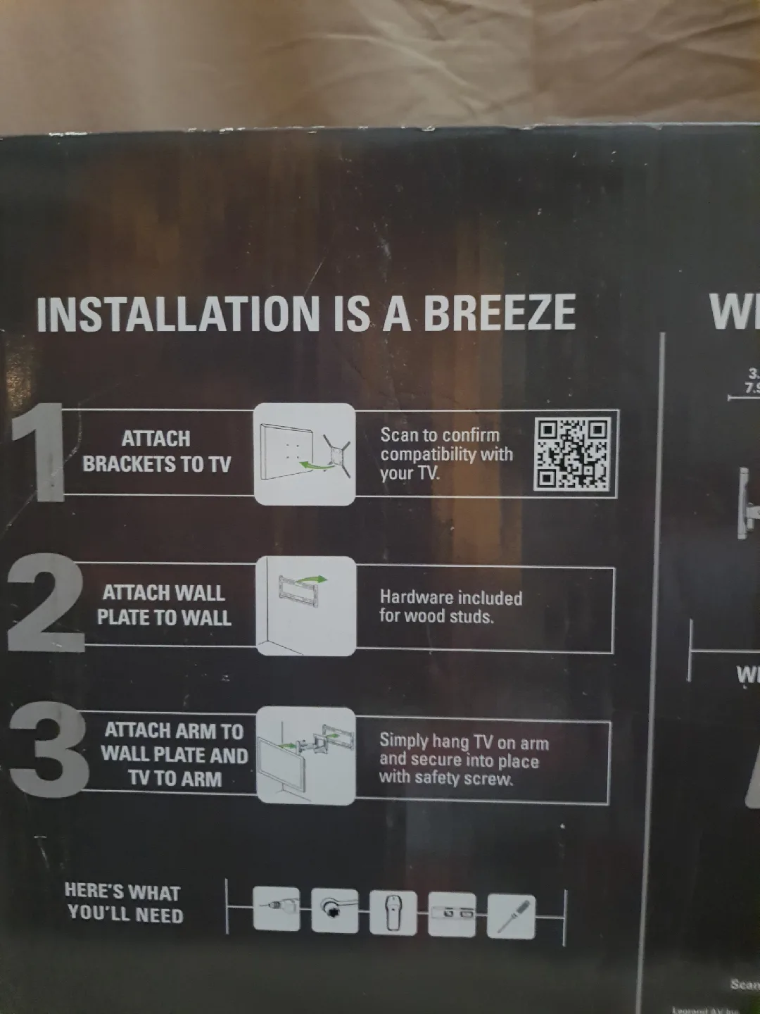 Sanus Full Motion TV Wall Mount 40-82 inch image indicator(4)