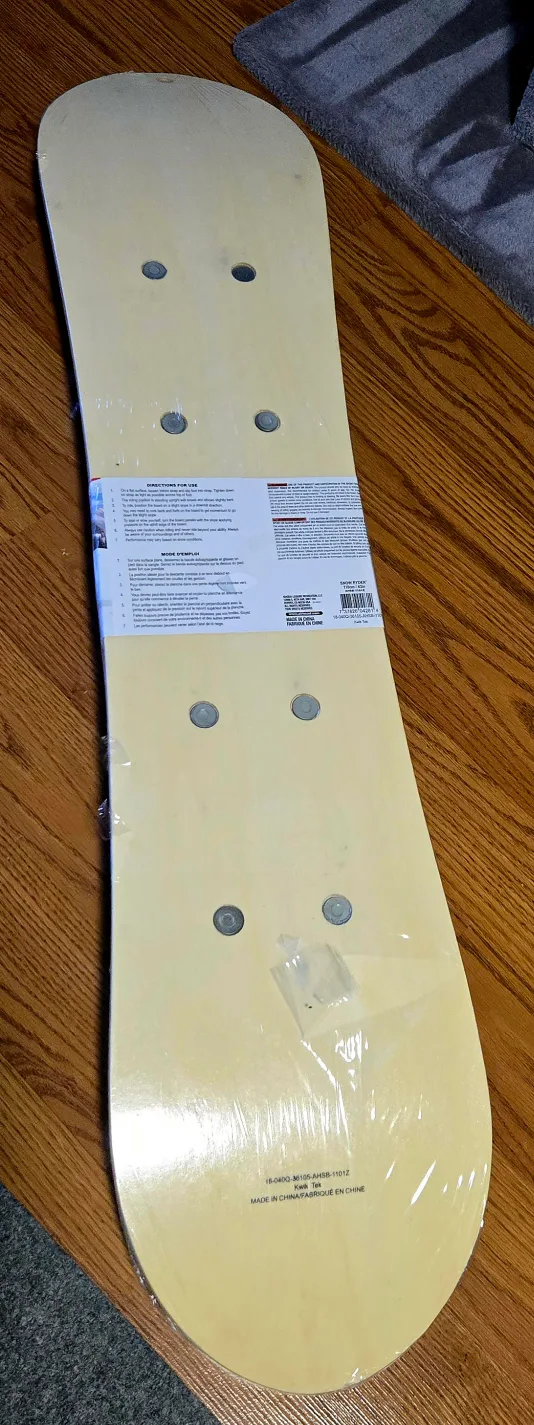 SNOWBOARD - SportsStuff Wood Snowboard - Beginner's Kids image indicator(6)