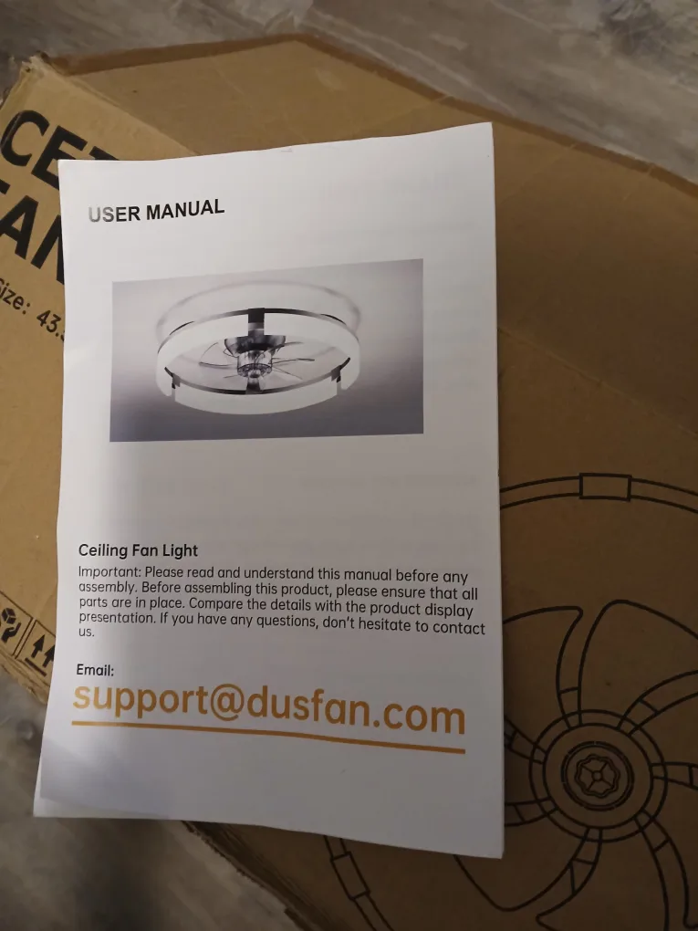 DUSFAN Ceiling Fan Light SD-1688 image indicator(3)