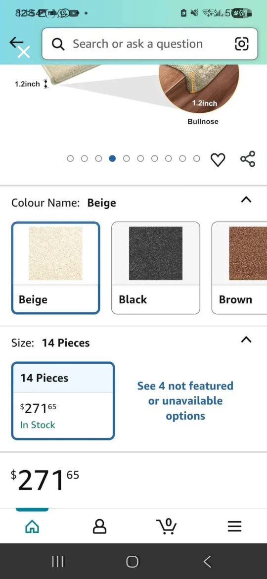 Beige Stair Treads - Set of 14 image indicator(2)