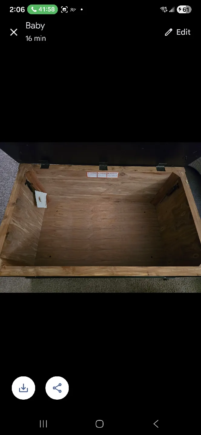 Black Coffee Table with Glass Top image indicator(3)