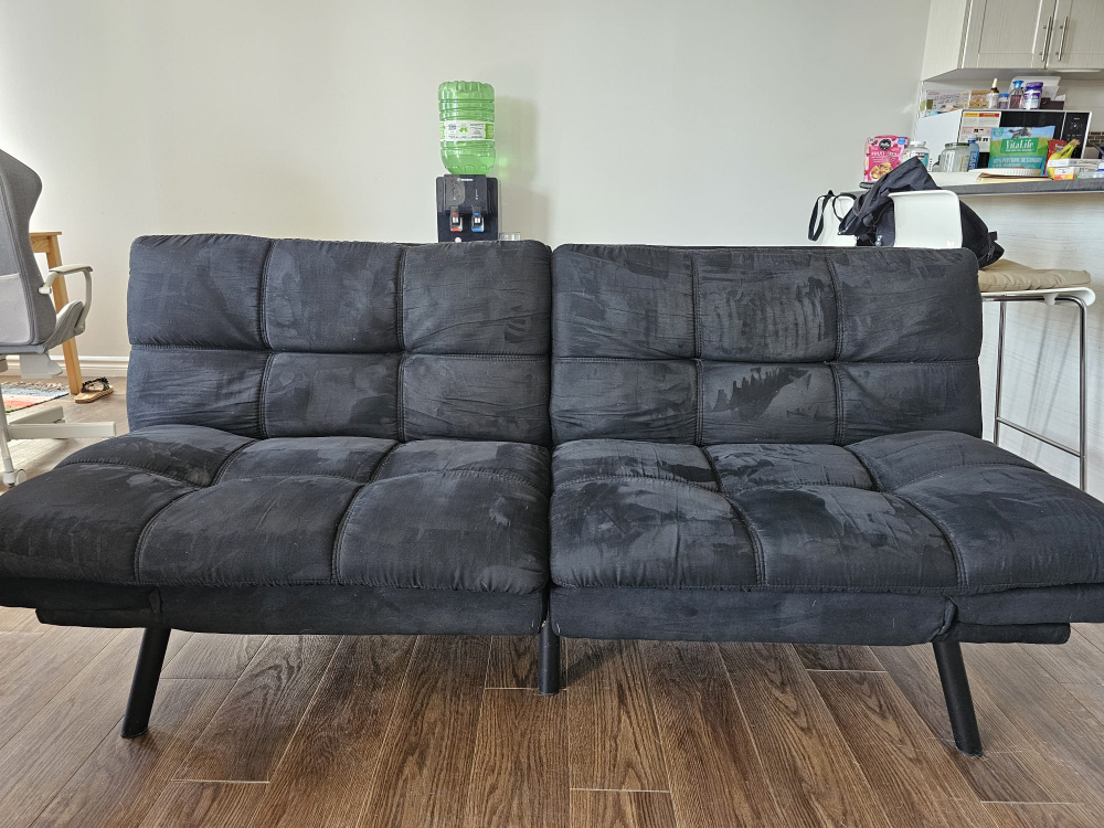 Walmart Black Futon Sofa Bed - photo 2