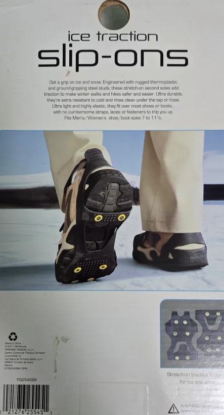 Ice traction slip ons thumbnail