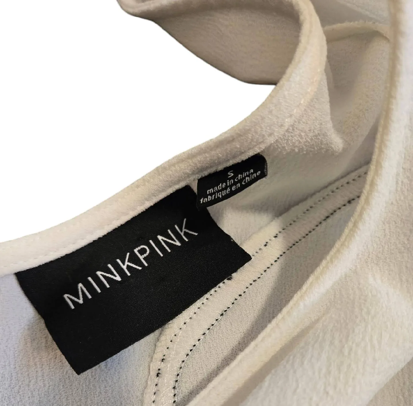 Mink Pink Dress with Black Accents Small image indicator(3)