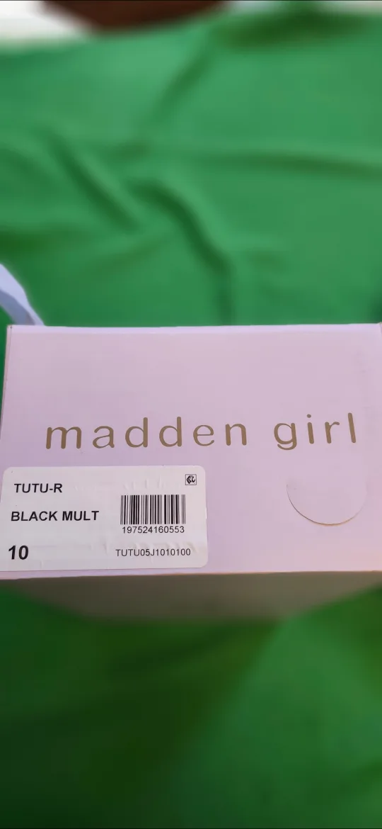 Madden Girl Black Studded Mary Jane Flats, Size 10 New in Box image indicator(8)