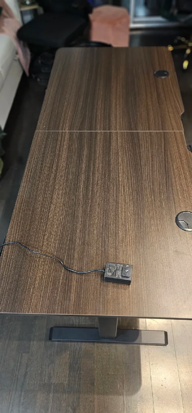 Adjustable Standing Desk - Brown & Black image indicator(4)