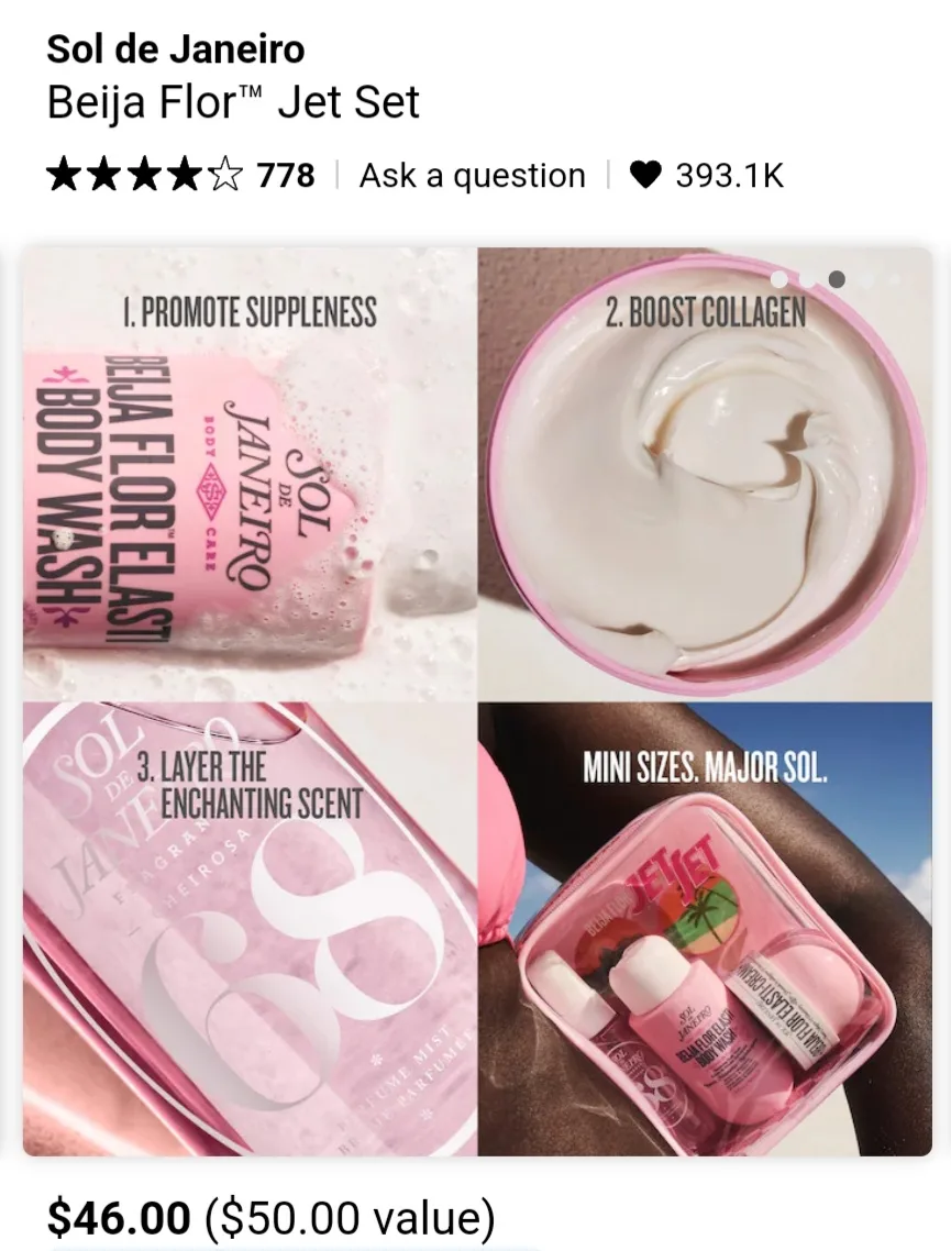 Sol de Janeiro Beija Flor (Cheirosa 68) Set image indicator(2)