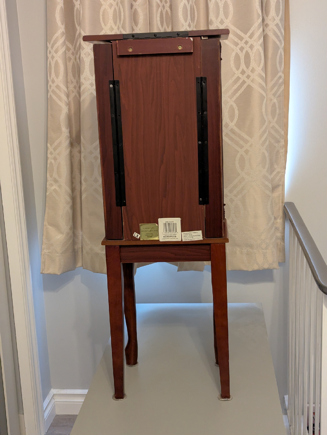 Wooden Jewelry Armoire with Mirror - photo 5