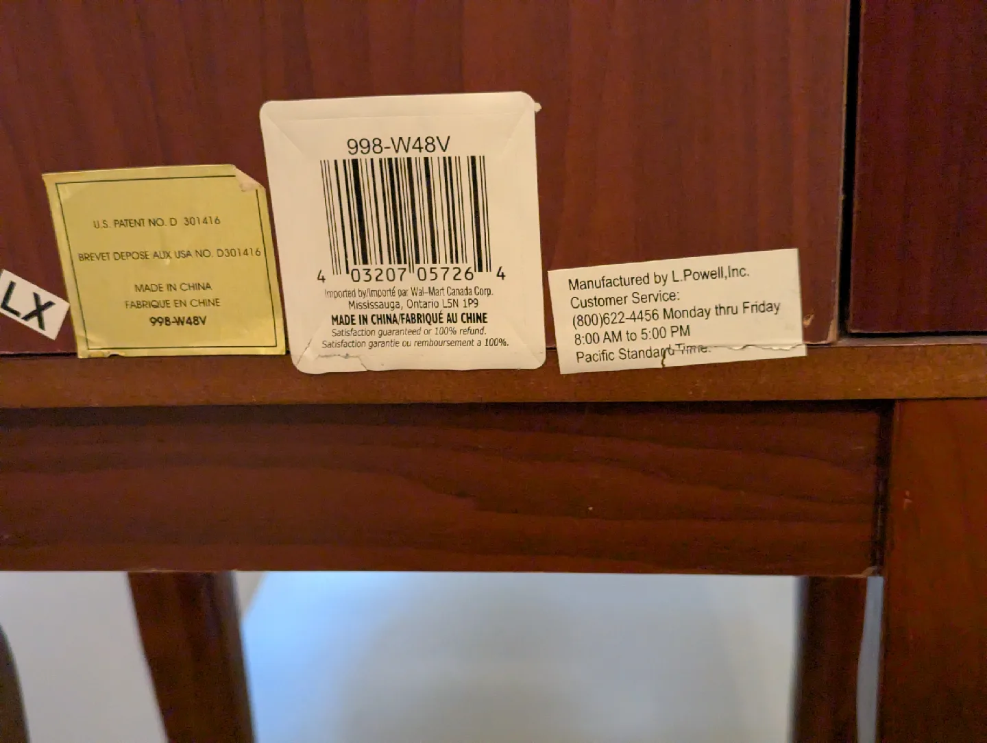 Wooden Jewelry Armoire with Mirror image indicator(6)